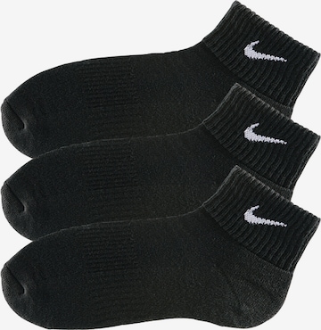 NIKE Athletic Socks 'Everyday Cush' in Black