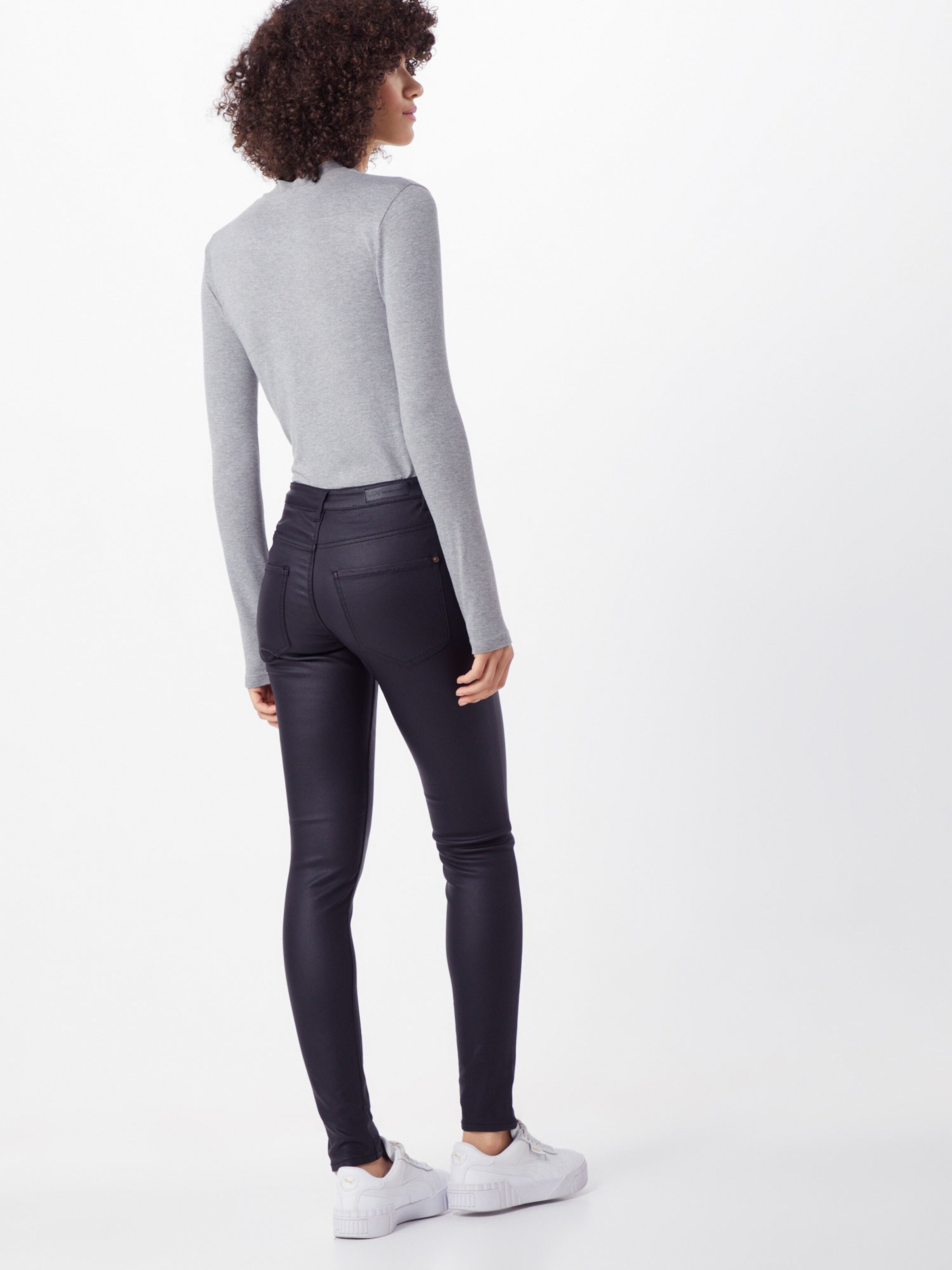 JACQUELINE de YONG Pantalon 'THUNDER' en noir: Vue de dos