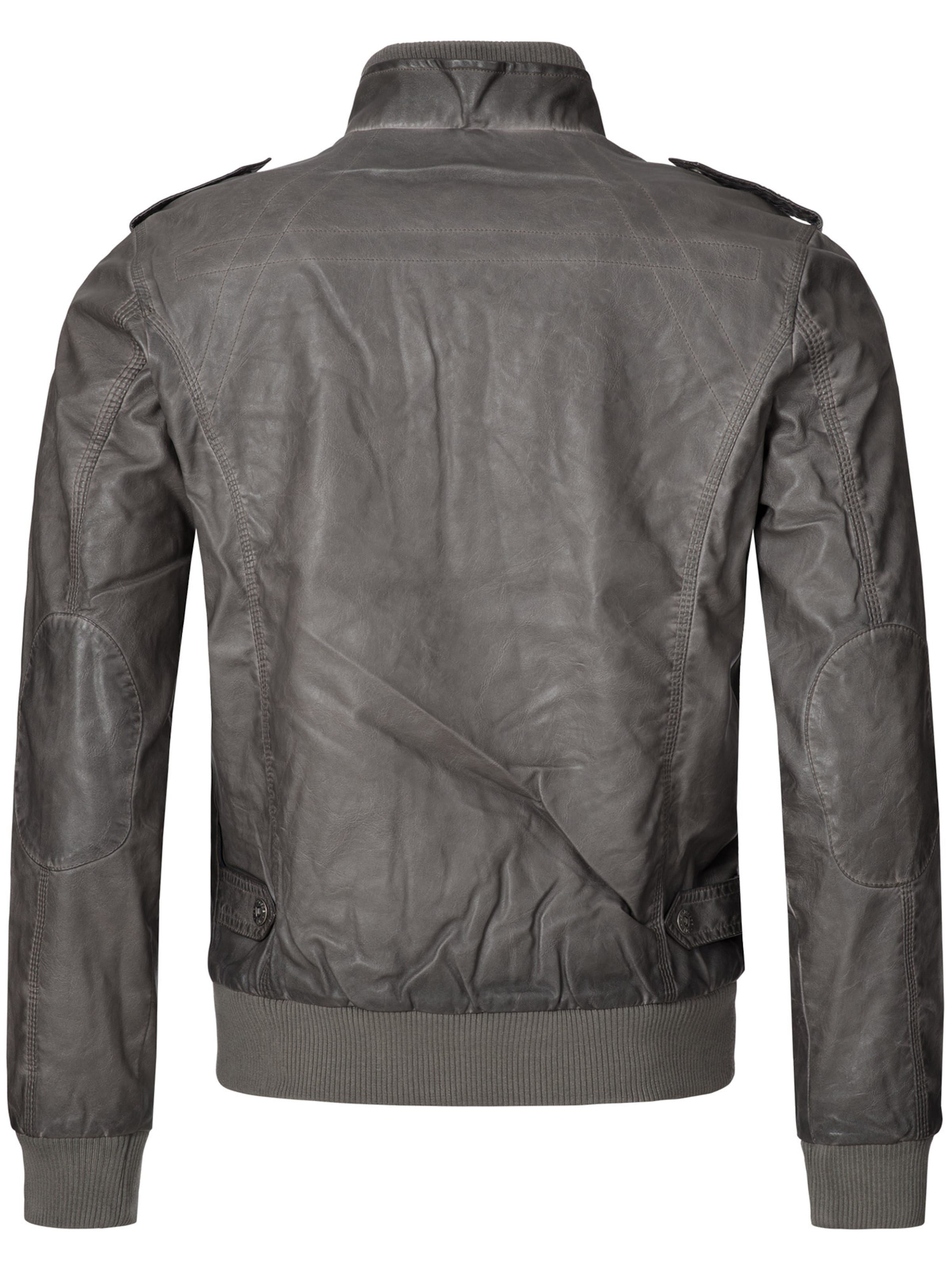 INDICODE JEANS Between-season jacket 'Inco' in Grey