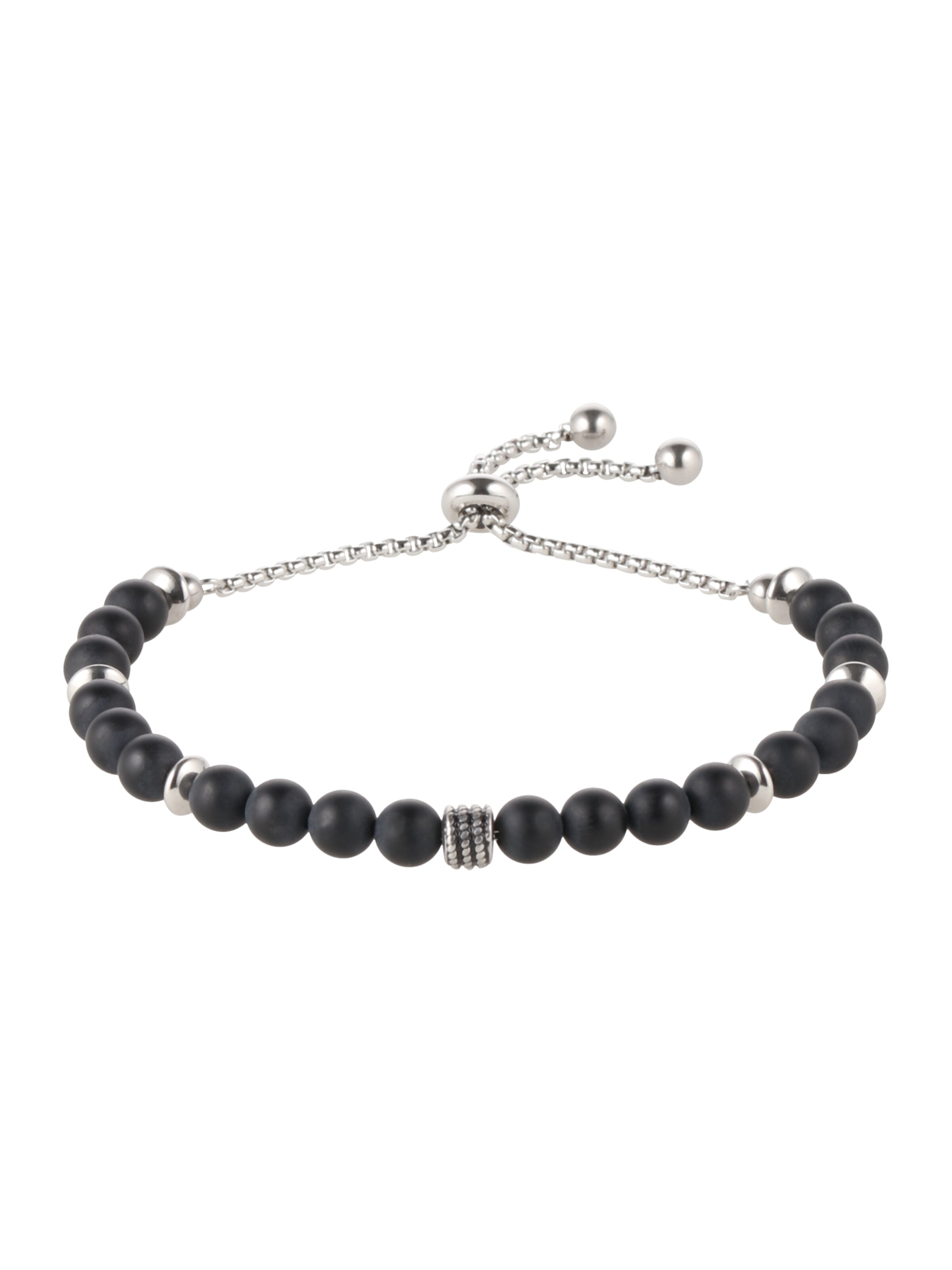 ROYAL-EGO - Armband 'Bead' in de kleur Zwart