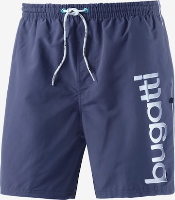 Shorts de bain bugatti en bleu : devant