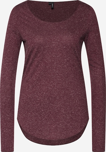 VERO MODA T-shirt en bordeaux, Vue avec produit