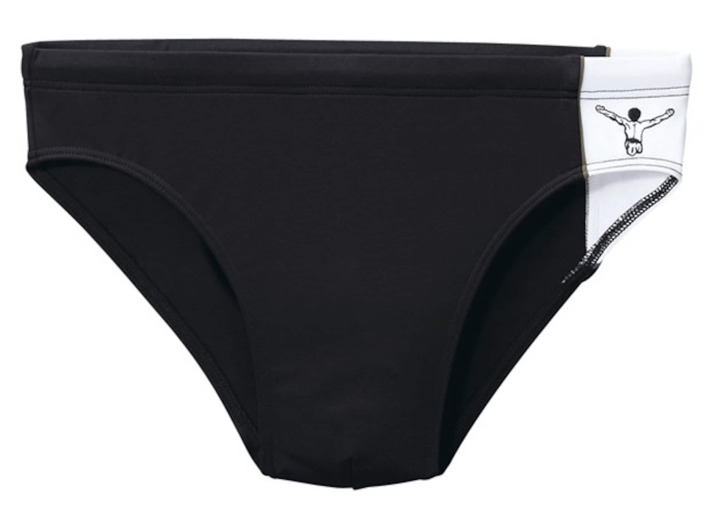 CHIEMSEE Badehose in Schwarz: Vorderseite