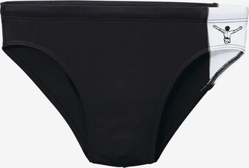 Maillot de bain de sport CHIEMSEE en noir : devant