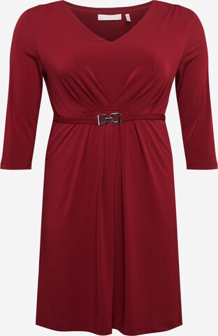 Robe 'Evelina' Guido Maria Kretschmer Curvy en rouge : devant