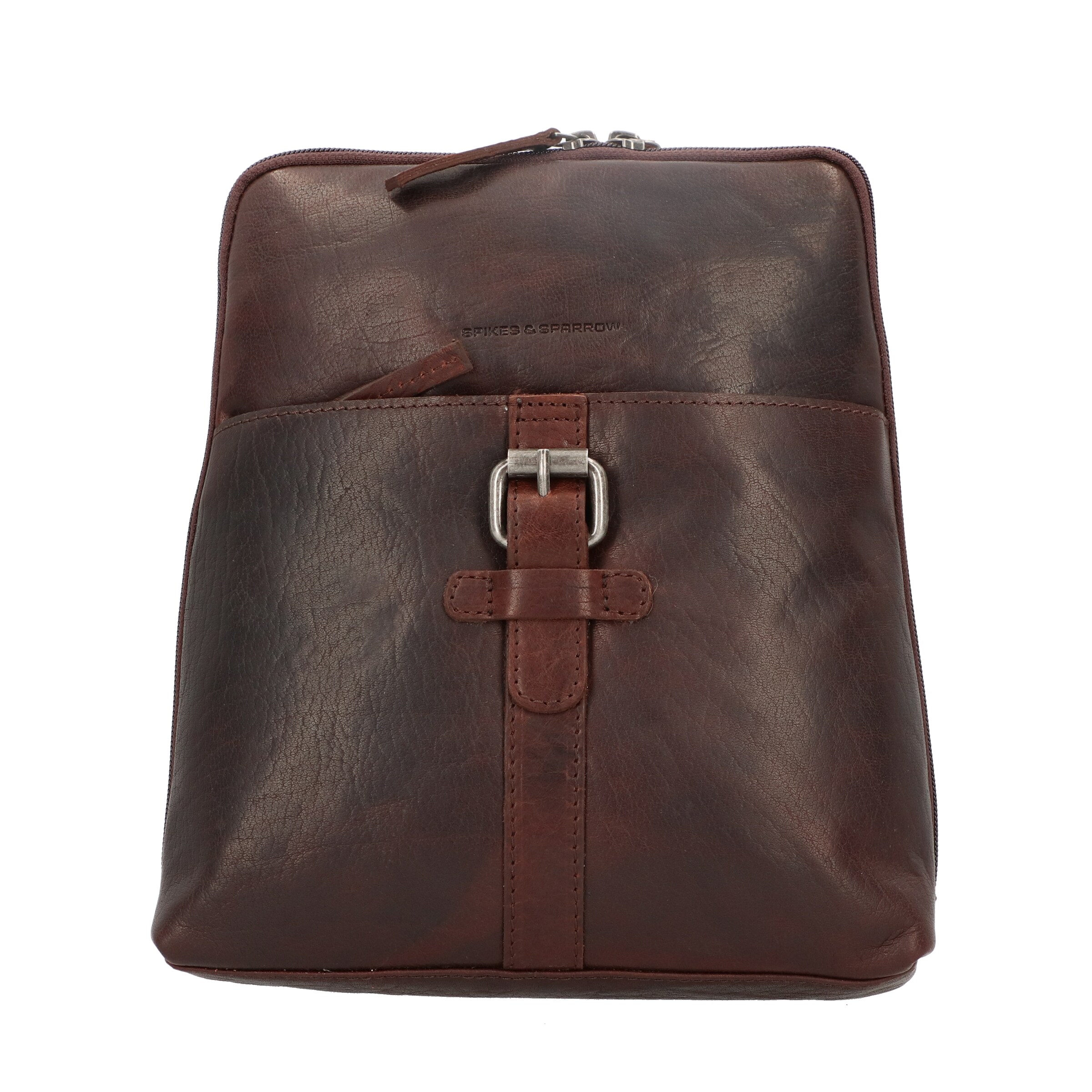 Zaino di Spikes & Sparrow in marrone: frontale
