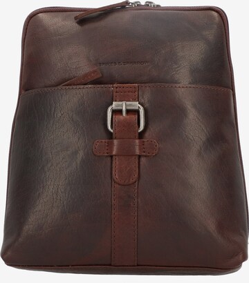 Spikes & Sparrow Backpack in Brown: front