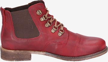 JOSEF SEIBEL Lace-Up Ankle Boots 'Sienna 09' in Red