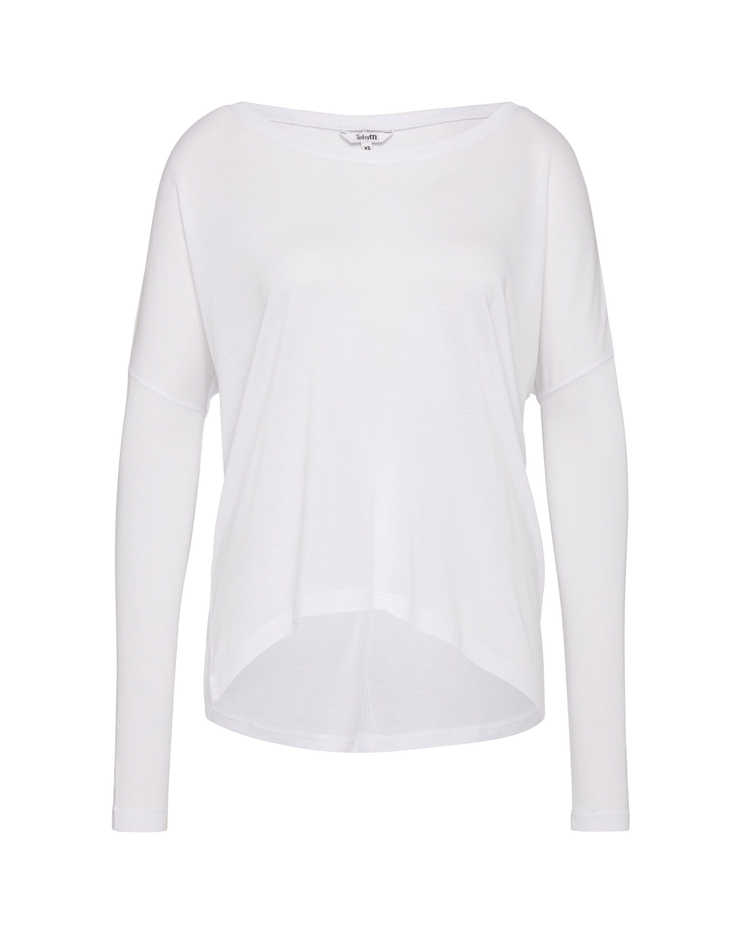 mbym - Oversized shirt 'Petrol' in de kleur Wit