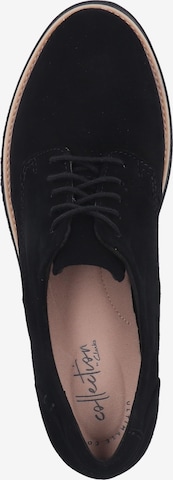 CLARKS Veterschoen 'Sharon Noel' in Zwart