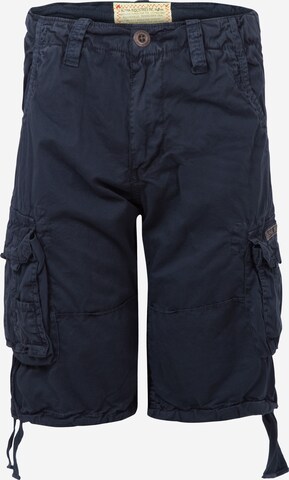 ALPHA INDUSTRIES Shorts 'Jet' in Blau: predná strana