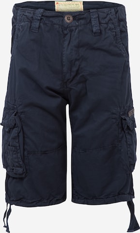 ALPHA INDUSTRIES Regular Cargo trousers 'Jet' in Blue: front