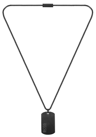 BOSS Black Necklace in Black: front