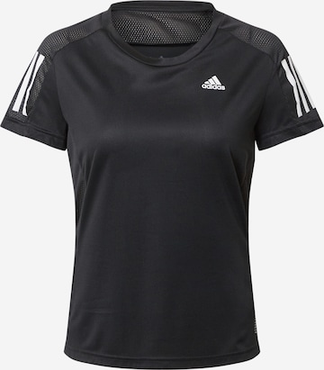 ADIDAS SPORTSWEAR Performance Shirt 'Own the Run' in Black: front