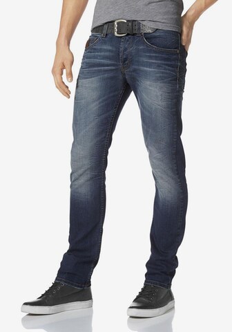 BRUNO BANANI Slimfit Slim-fit-Jeans 'Jimmy' in Blau: predná strana