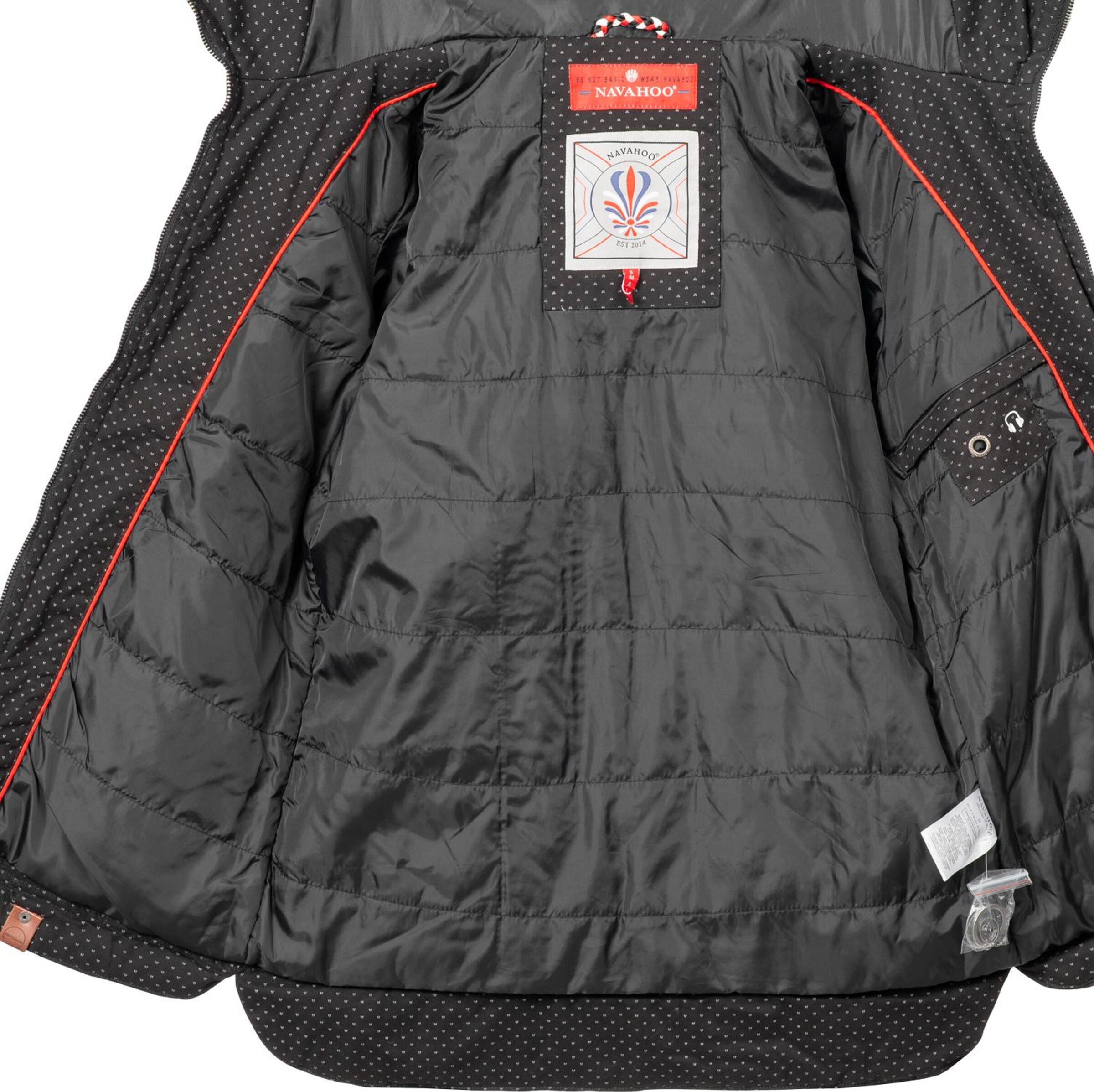 Geacă de primăvară-toamnă 'Wekoo' de la NAVAHOO pe negru