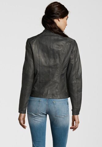 7ELEVEN Lederjacke 'Toulouse' in Grau