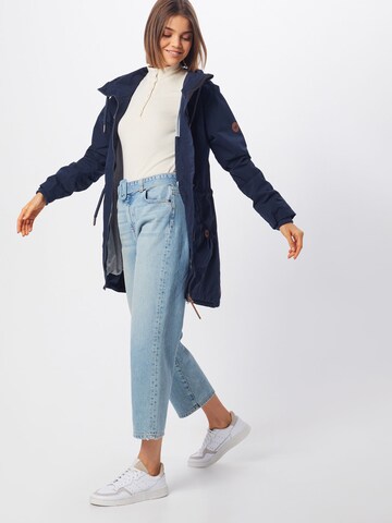 Parka mi-saison 'Charlotte' Alife and Kickin en bleu