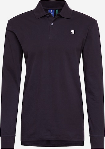 G-Star RAW Shirt 'Core polo l\s' in Black: front