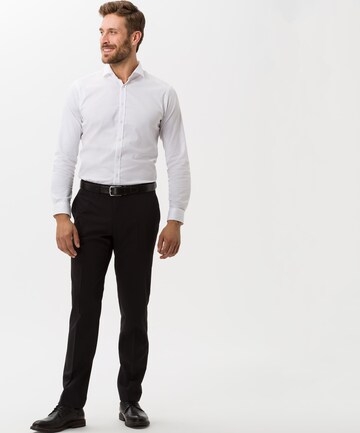 BRAX Slim fit Pleated Pants 'Enrico' in Black