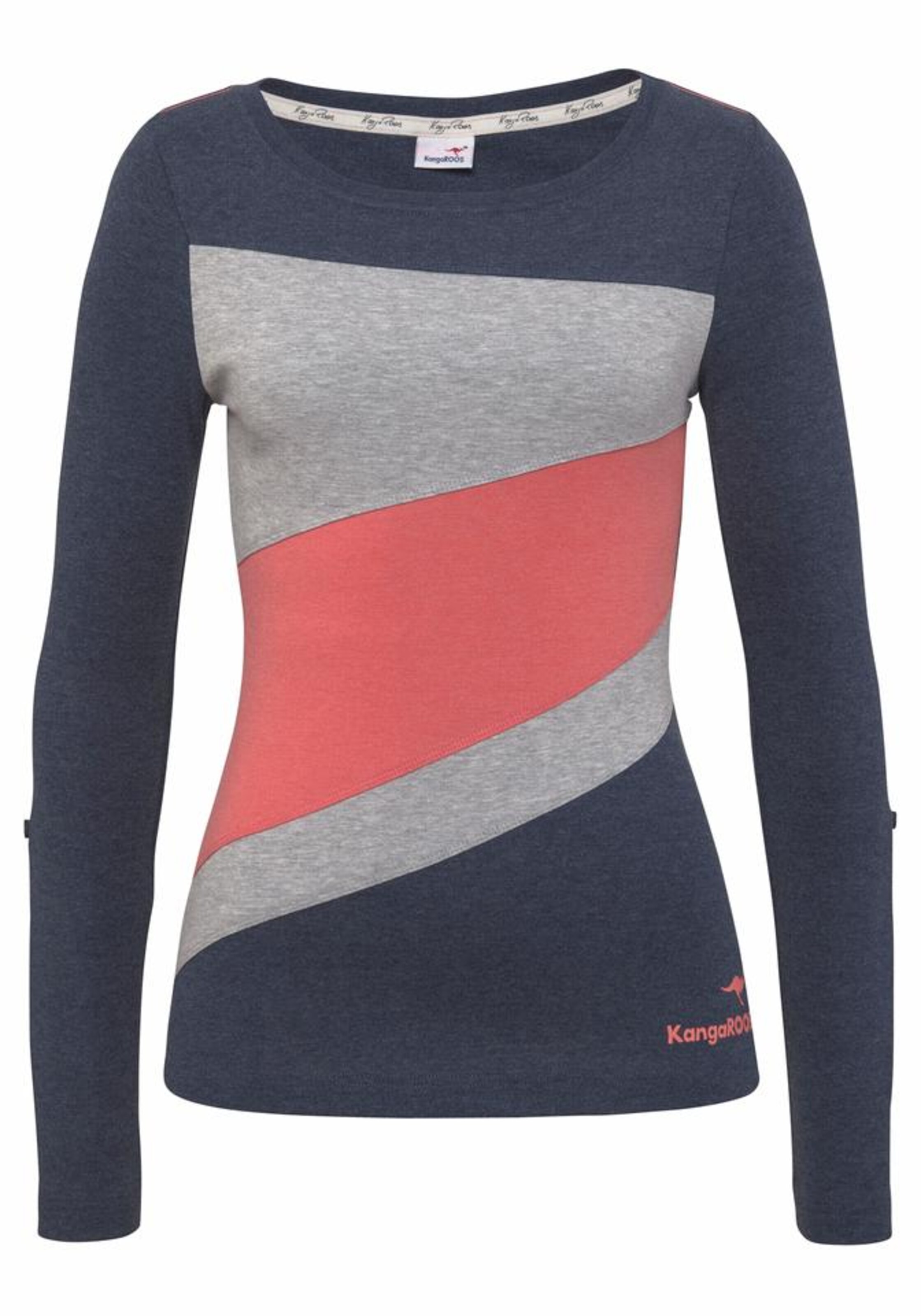 KangaROOS Longsleeve in Blau: Vorderseite