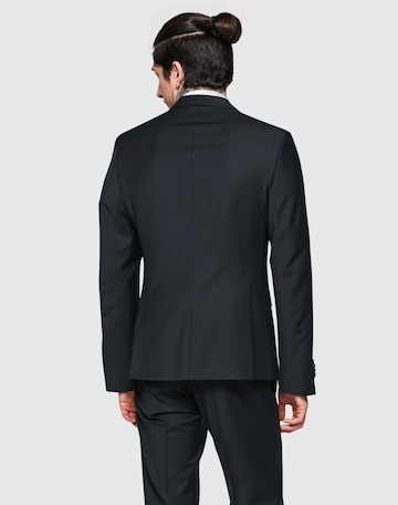 CINQUE - Ajuste regular Chaqueta tipo saco para negocios 'Cipanetti' en negro: atrás