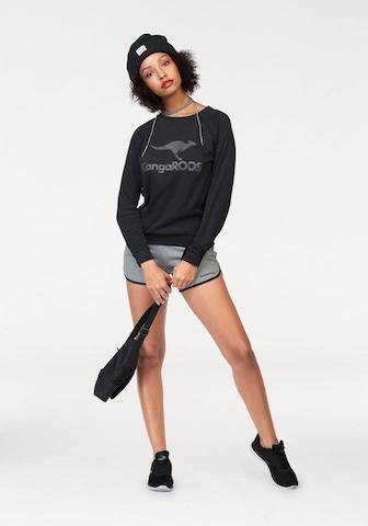 KangaROOS Sweatshirt in Black