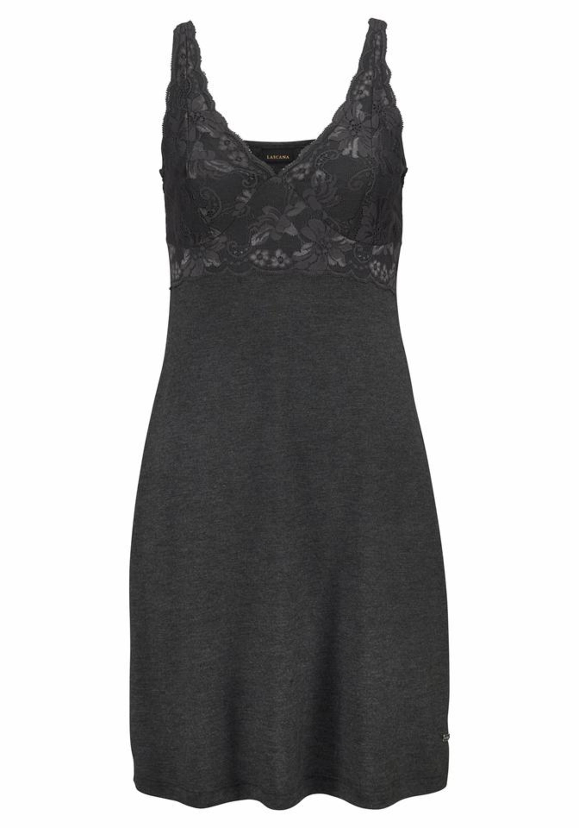 LASCANA - Negligé in de kleur Donkergrijs