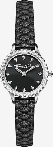 Thomas Sabo Analog Watch in Black: front