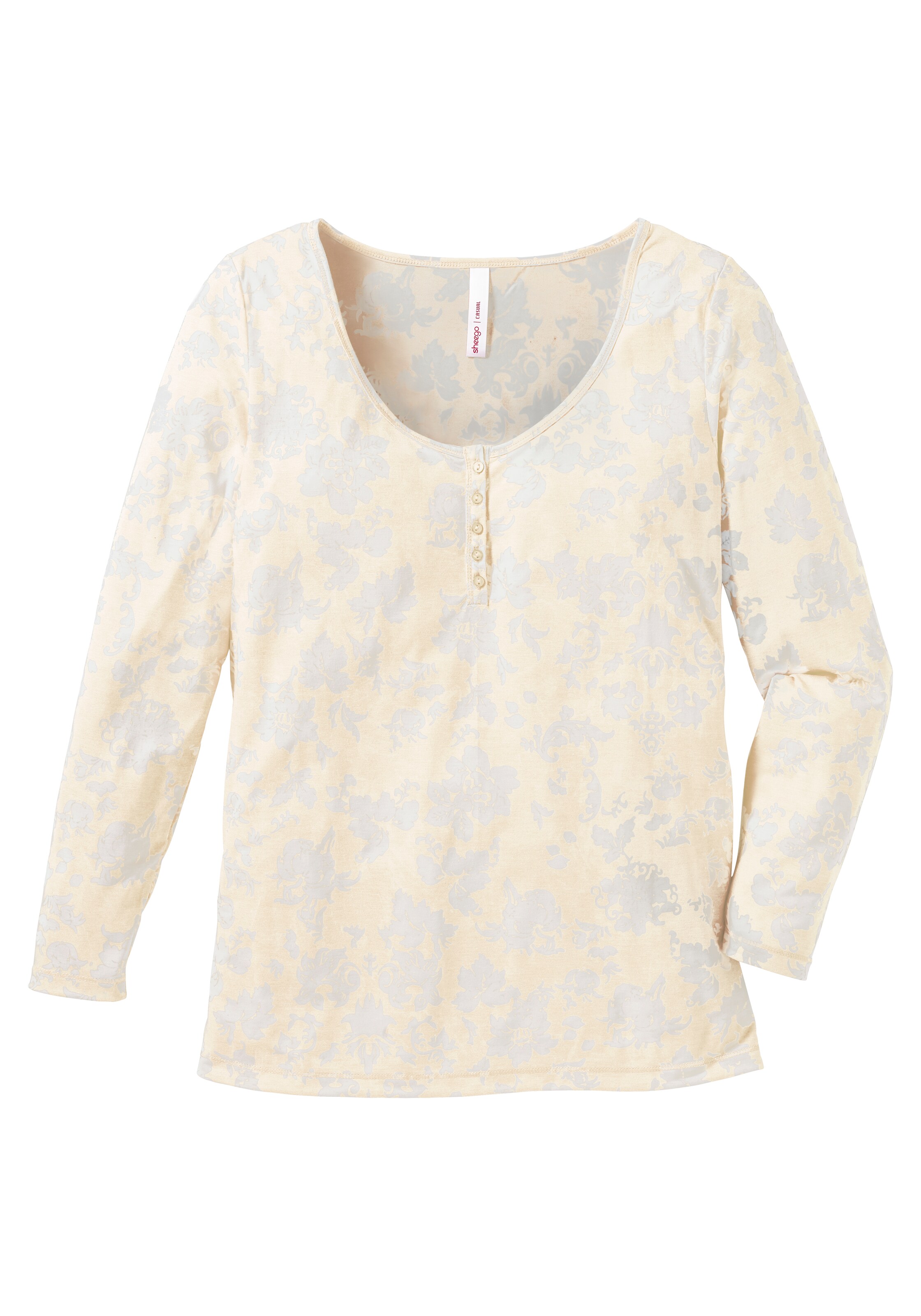 SHEEGO - Longsleeve in creme
