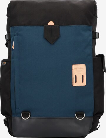 Harvest Label Backpack 'Washiba' in Black: front