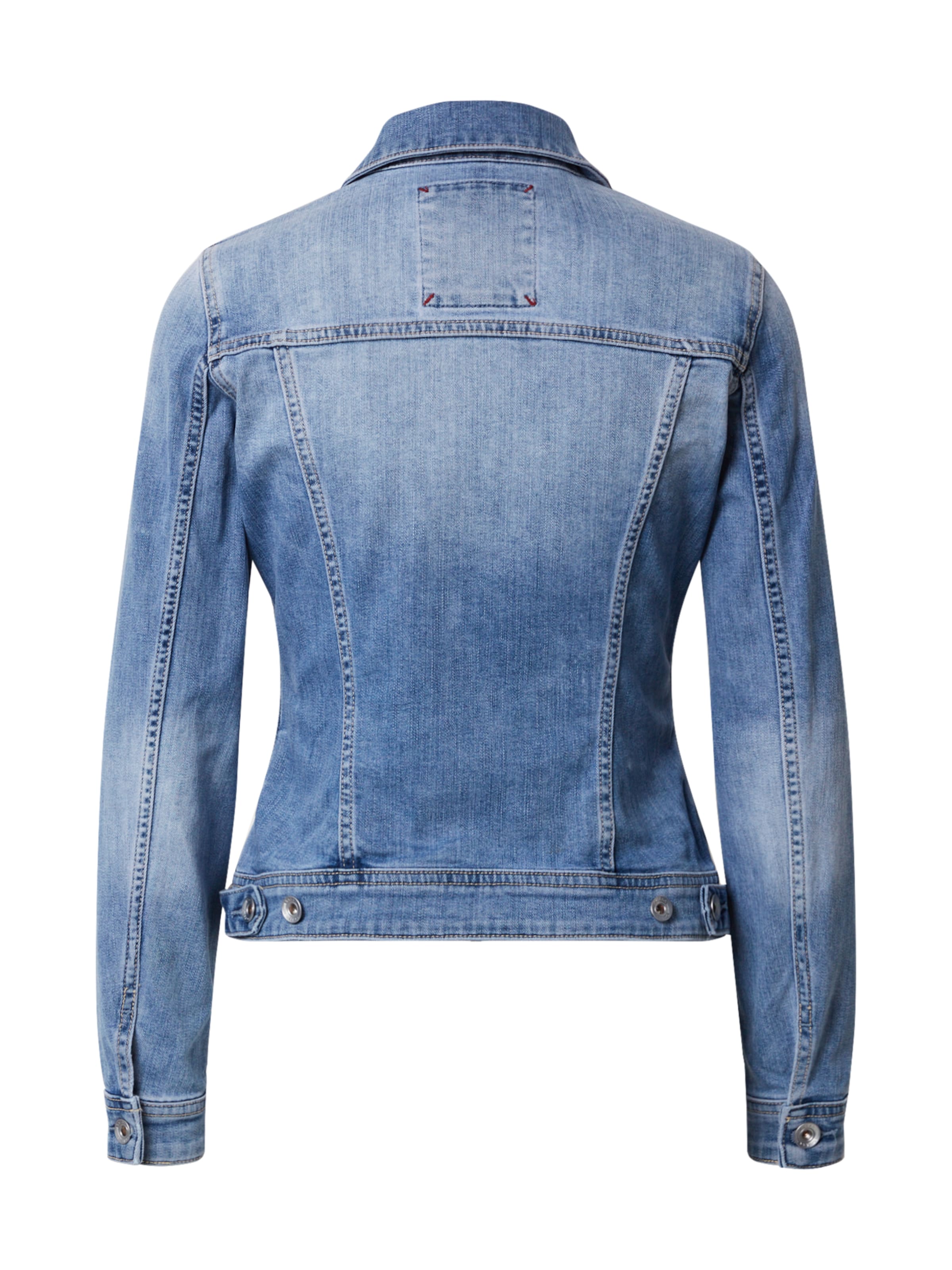 Salsa Jeans Φθινοπωρινό και ανοιξιάτικο μπουφάν 'Orange' σε μπλε