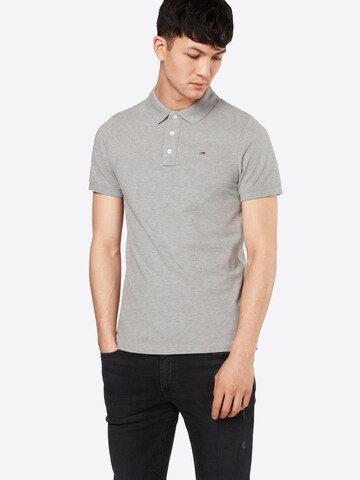 Tommy Jeans Poloshirt in Grau: Vorderseite