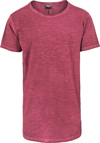 Urban Classics Shirt in Rood: voorkant