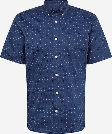 GAP Slim fit Button Up Shirt in Blue: front