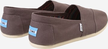 TOMS Canvas-Slipper 'ALPARGATA' in Braun: zadná strana