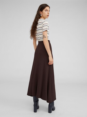 EDITED Skirt 'Amilia' in Brown: back