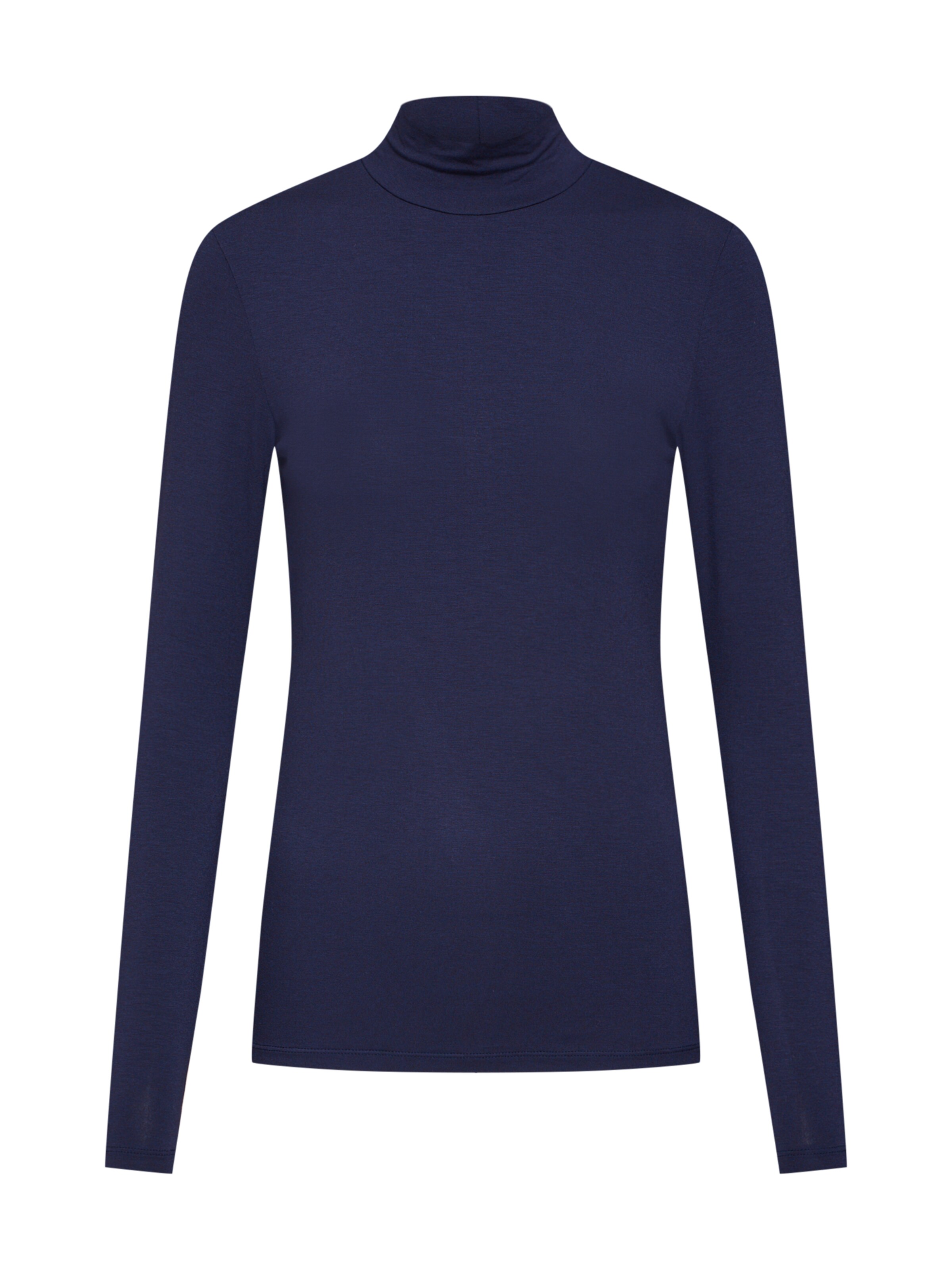 SELECTED FEMME - Shirt 'MIO LS HIGHNECK' in de kleur Nachtblauw