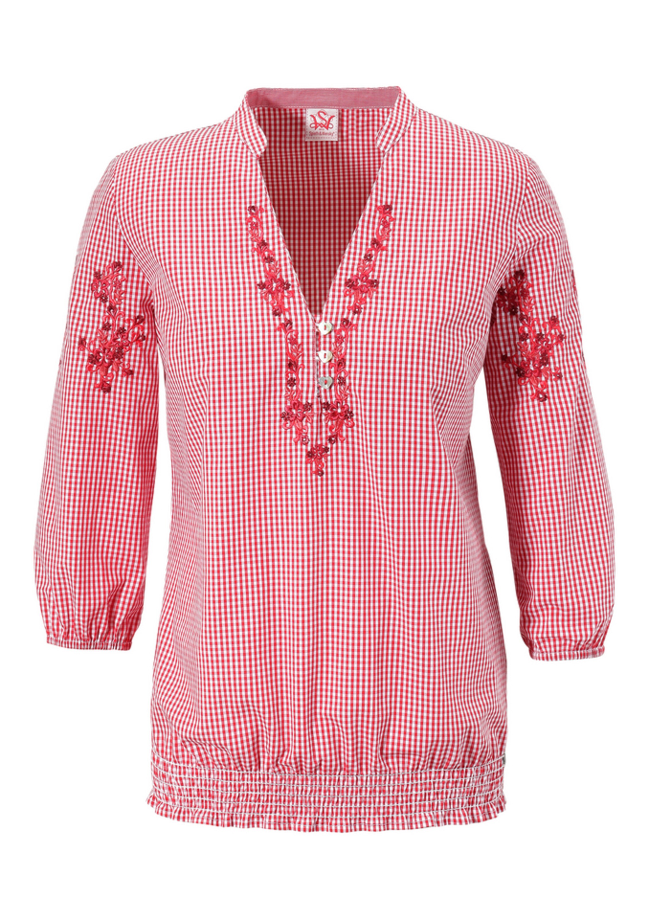 SPIETH & WENSKY - Trachtenbluse in rot