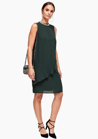 Rochie de cocktail de la s.Oliver BLACK LABEL pe verde