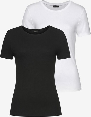 LASCANA - Camiseta en negro: frente