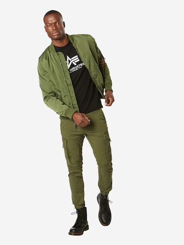 ALPHA INDUSTRIES Póló - fekete