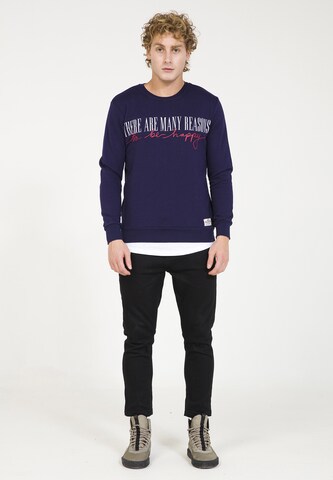 PLUS EIGHTEEN Sweatshirt in Blauw