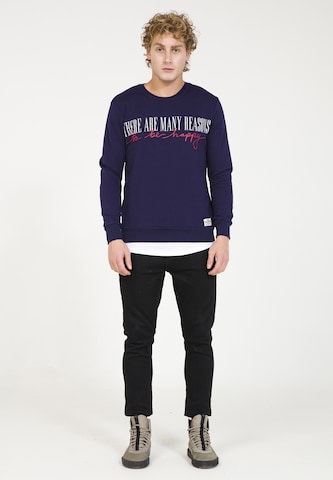 Sweat-shirt PLUS EIGHTEEN en bleu