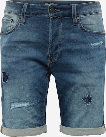 Coupe slim Jean 'Jjirick' JACK & JONES en bleu : devant