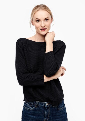 Pull-over s.Oliver en noir : devant