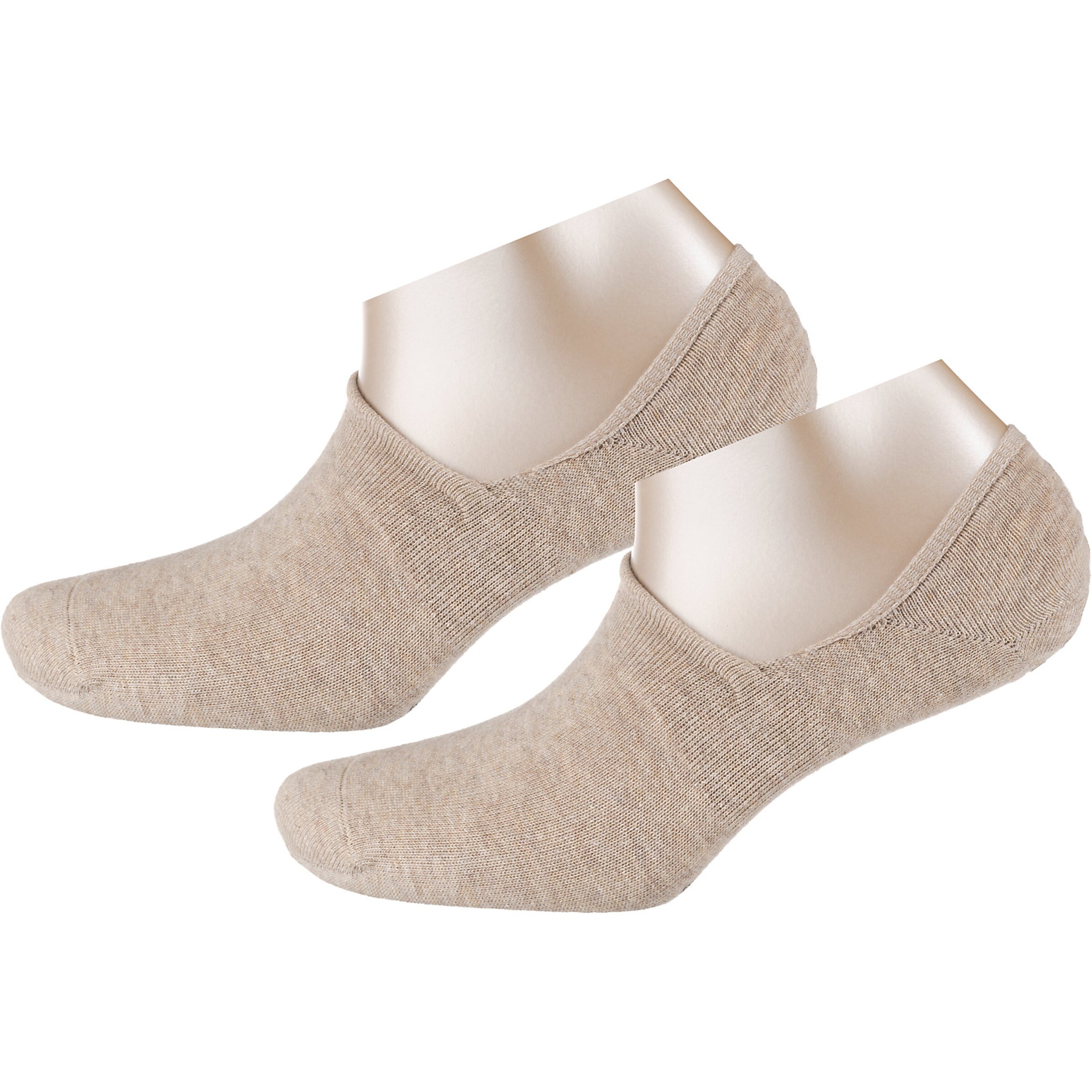 camano - Socken 'Invisible' in naturweiß