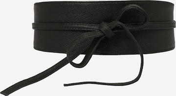 PIECES - Cinturón 'Vibs' en negro: frente