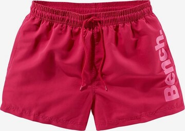 BENCH Board Shorts in Red: front