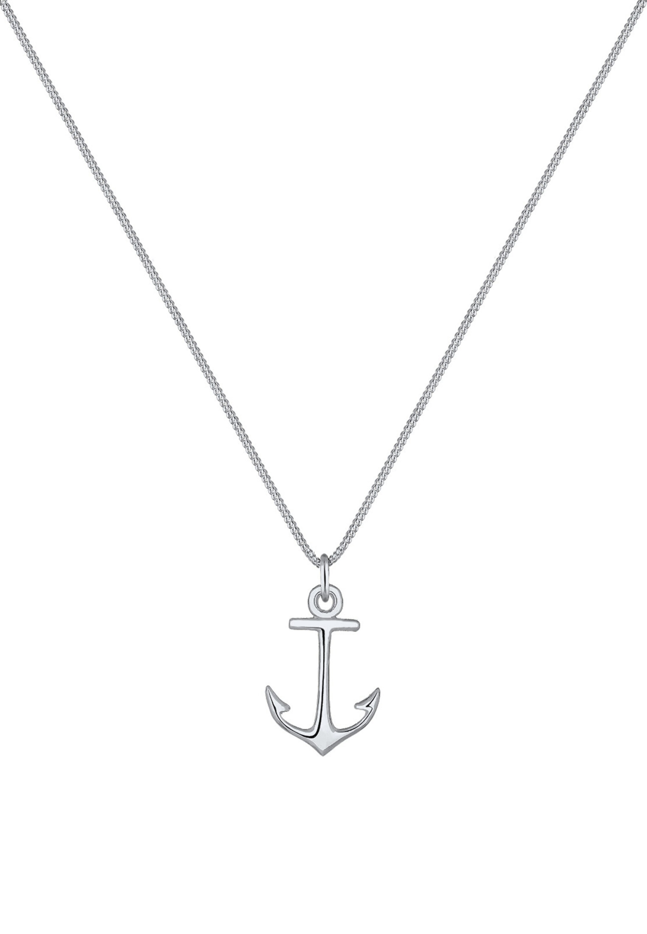 ELLI Necklace 'Anker' in Silver